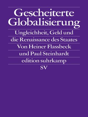 cover image of Gescheiterte Globalisierung